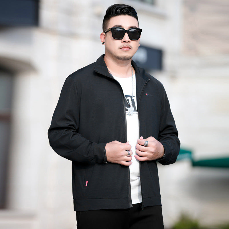 Herren Leichte Freizeitjacke mit Reißverschluss und Stehkragen Shop Nory