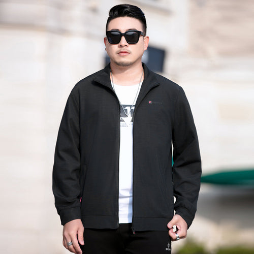 Herren Leichte Freizeitjacke mit Reißverschluss und Stehkragen Shop Nory