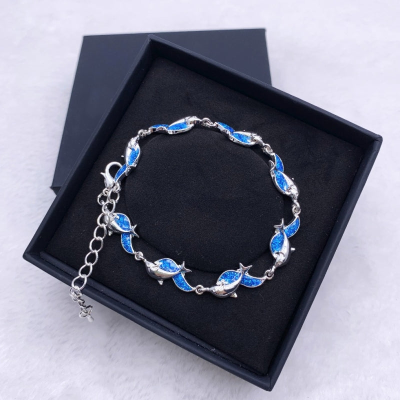 Böhmisches Delfin-Armband | Shop Nory