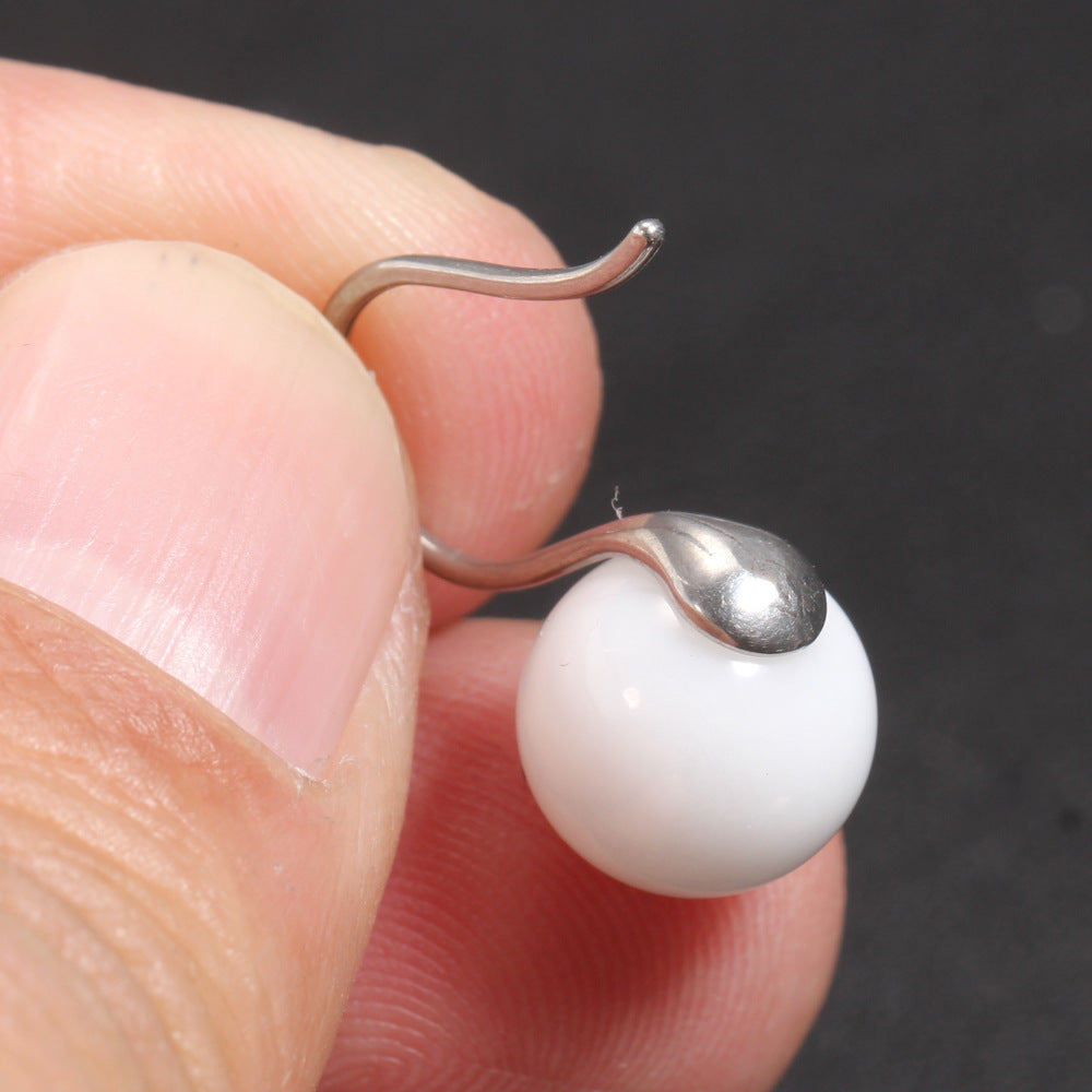 Damen Ohrhänger mit elegantem Kugeldesign und hochwertigem Metall Shop Nory