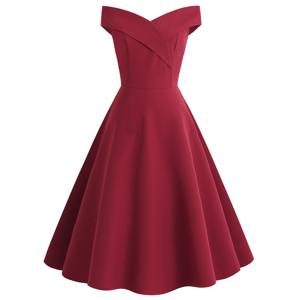 Schickes Vintage-Cocktailkleid
