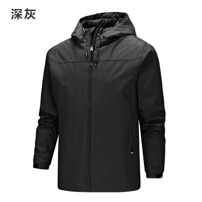 Herren Ultraleichter Ripstop-Kapuzenblouson mit wind- und wasserabweisender Membran Shop Nory
