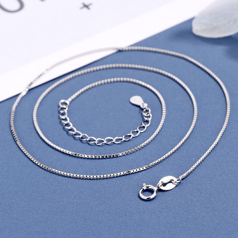 Damen Halskette mit feiner Gliederstruktur und verstellbarem Verschluss Shop Nory