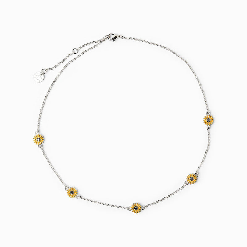 Böhmische Sonnenblumen-Halskette | Shop Nory