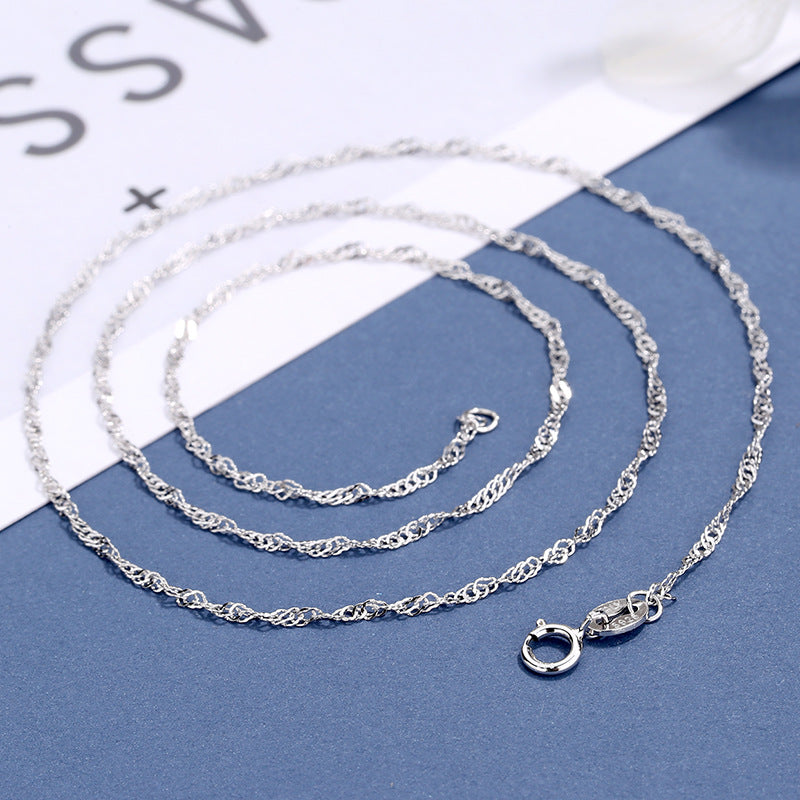 Damen Halskette mit feiner Gliederstruktur und verstellbarem Verschluss Shop Nory