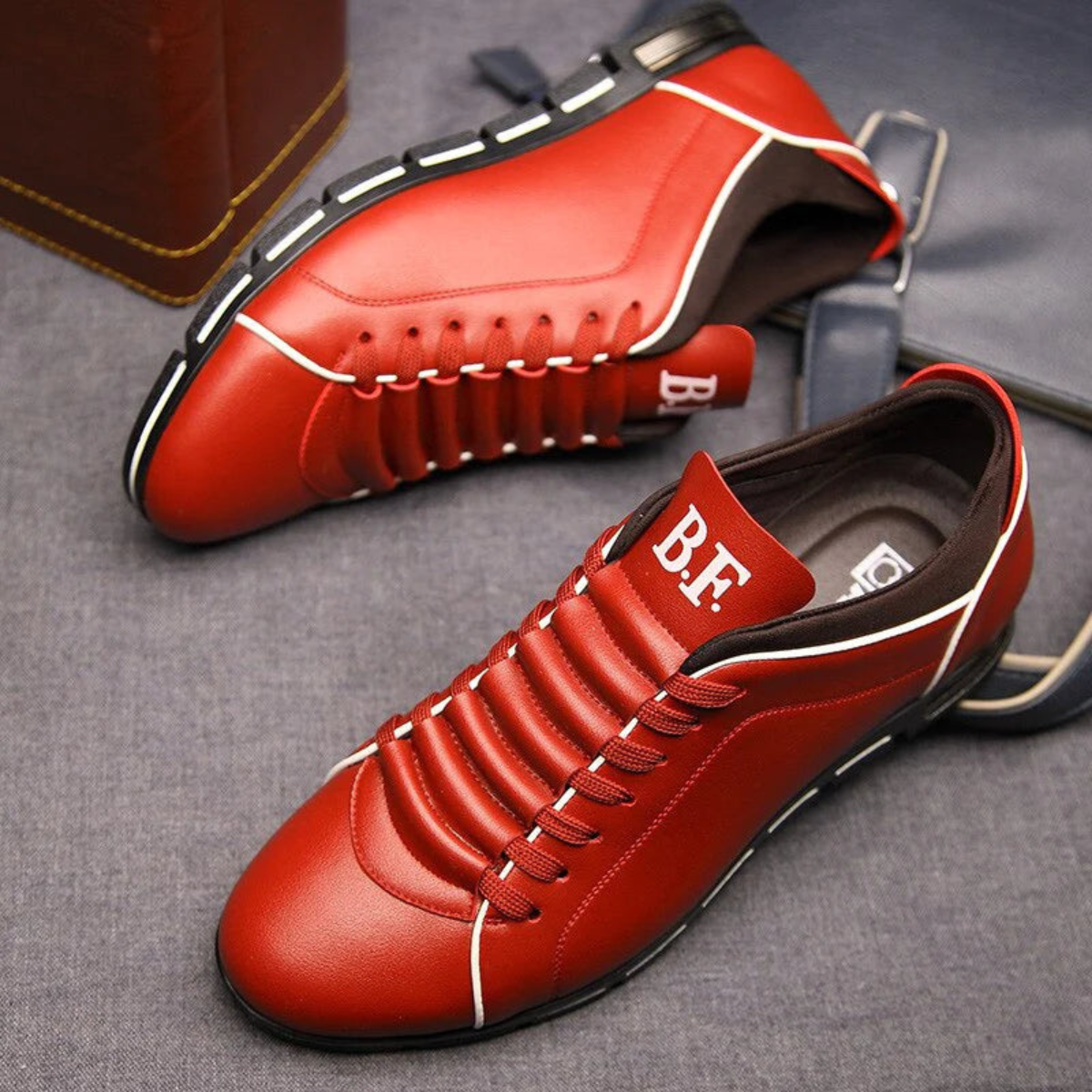 Premium Leder Sneaker für Herren
