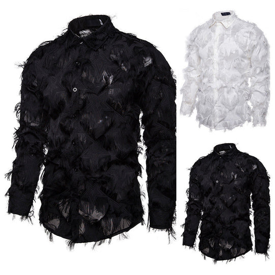 Herren Modisches Hemd mit strukturiertem Design