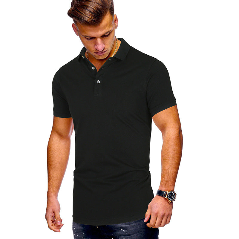 Herren Poloshirt mit hochwertigem Baumwollmix und modernem Stehkragen