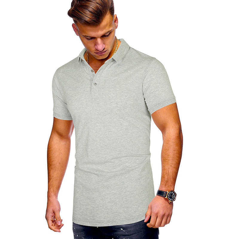 Herren Poloshirt mit hochwertigem Baumwollmix und modernem Stehkragen