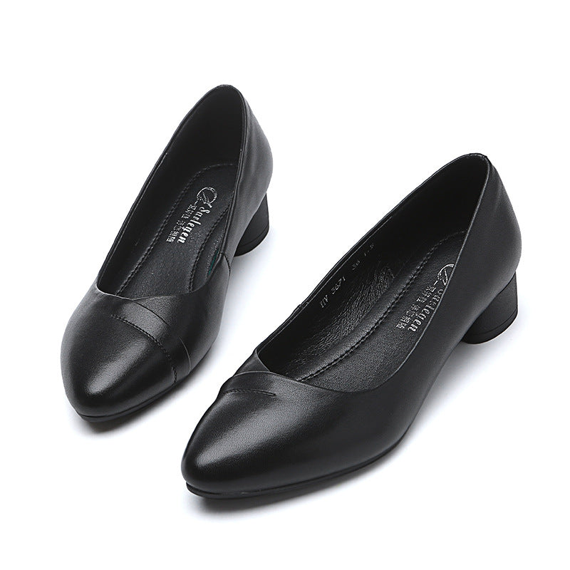 Damen Elegante Blockabsatz Pumps mit klassischem Schnitt und modischem Design