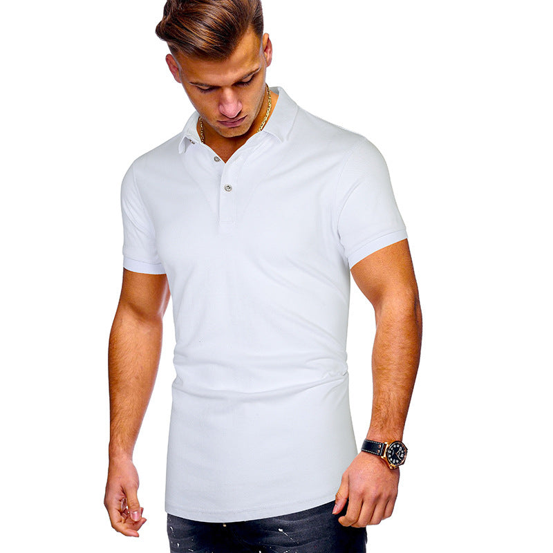 Herren Poloshirt mit hochwertigem Baumwollmix und modernem Stehkragen
