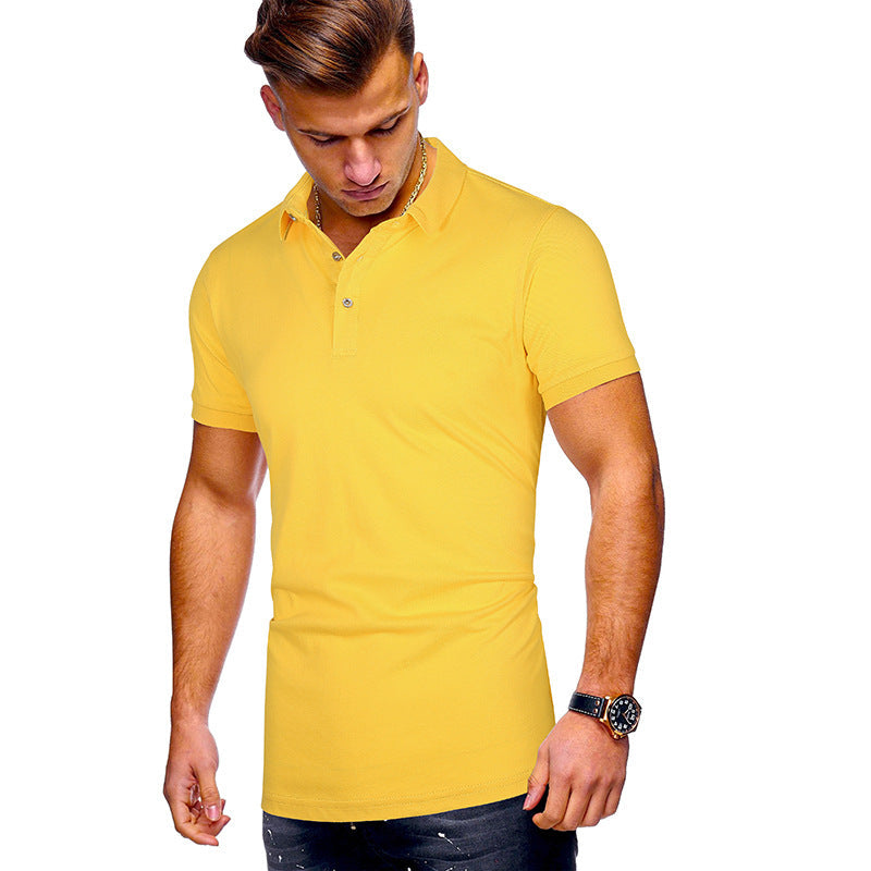 Herren Poloshirt mit hochwertigem Baumwollmix und modernem Stehkragen