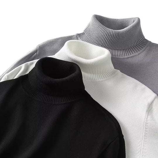 Herren-Rollkragenpullover, modisch, vielseitig kombinierbar