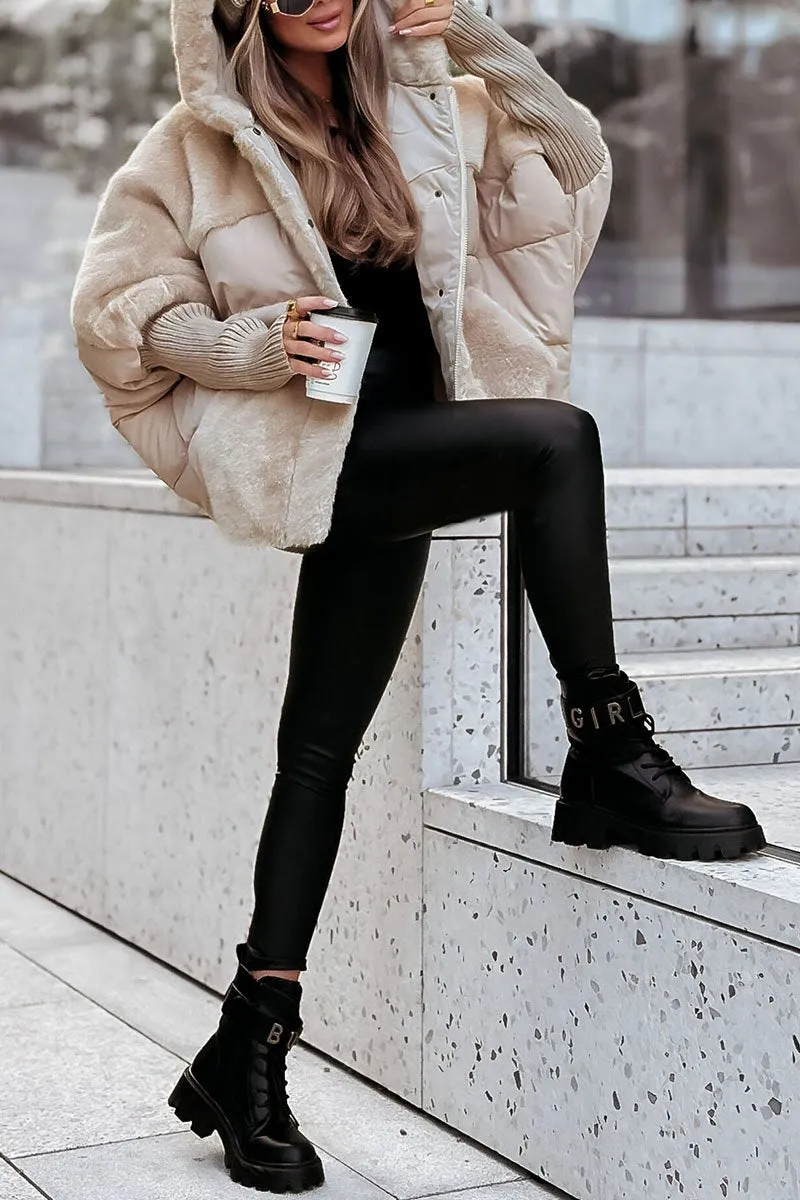 Shop Nory | Luxuriöse Moderne Bomberjacke Mit Kapuze