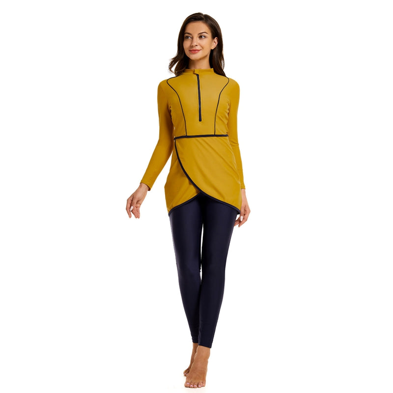 3 Teile Set Halal Bademode Badeanzug Burkini Badeoutfit