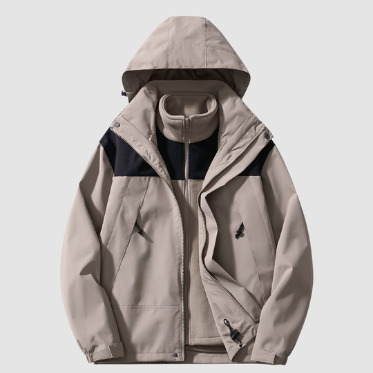 3-in-1 Fleece Winterjacke Komfort | R&B