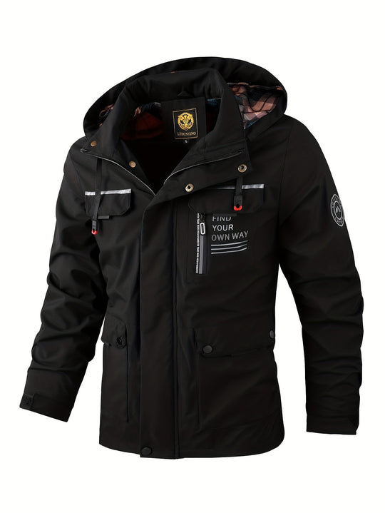 Herren Kapuzen Utility Jacke