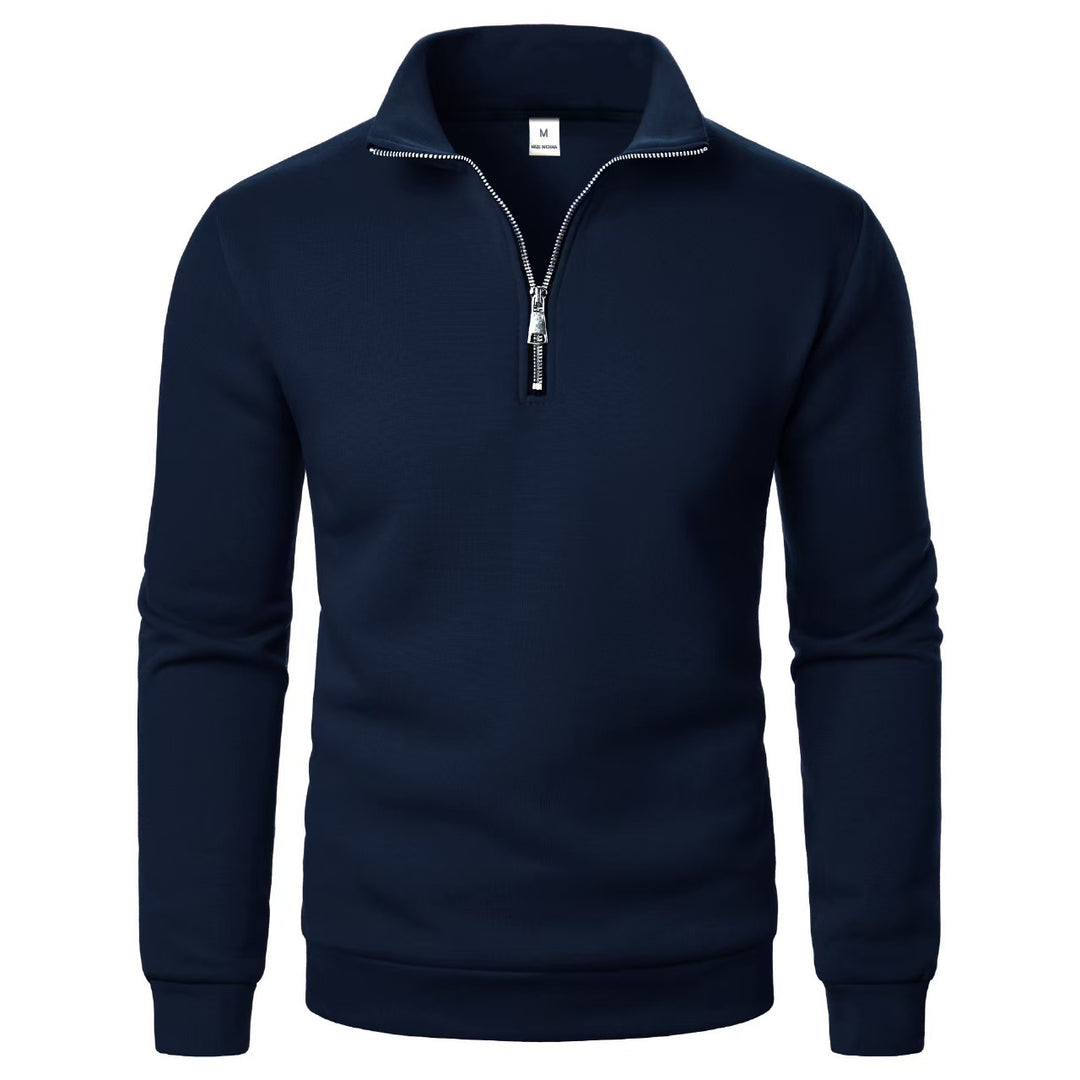 Locker geschnittenes Herren-Sweatshirt mit Reißverschluss