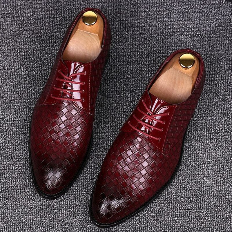 Elegante Leder Herren Schnürschuhe