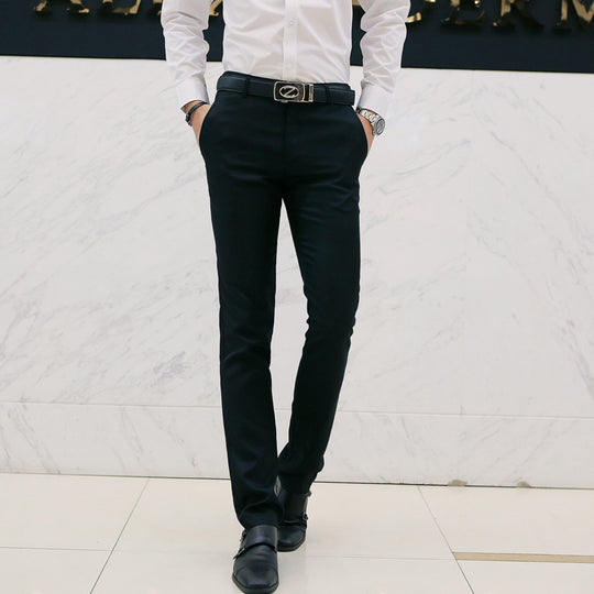 Herren moderne Slim-Chinohose mit leichtem Stretch, Bügelfalte und schmal zulaufendem Bein Shop Nory