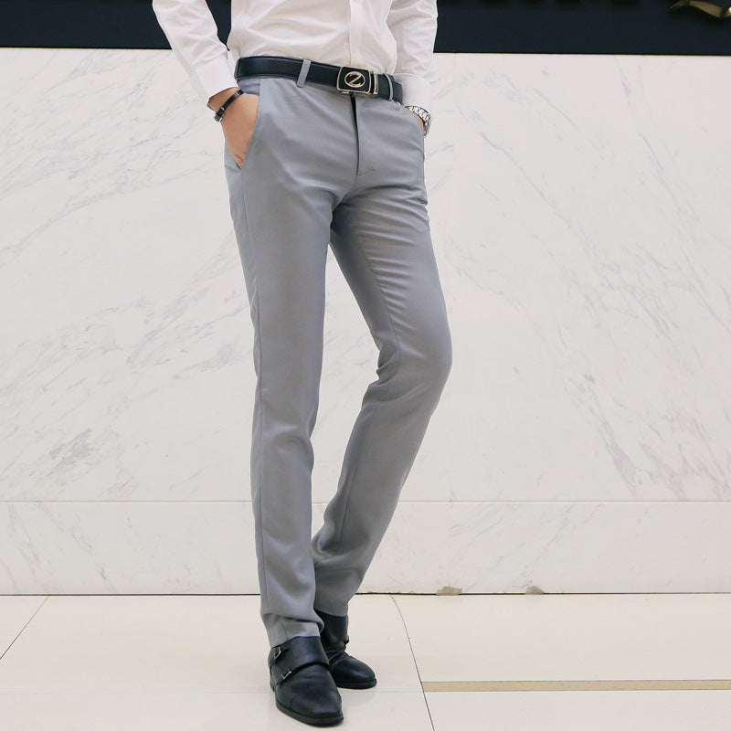 Herren moderne Slim-Chinohose mit leichtem Stretch, Bügelfalte und schmal zulaufendem Bein Shop Nory