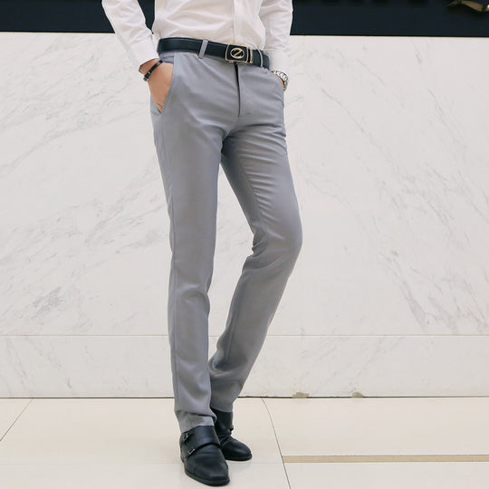 Herren moderne Slim-Chinohose mit leichtem Stretch, Bügelfalte und schmal zulaufendem Bein Shop Nory