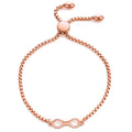 Damen Armband mit infinity-Symbol und verstellbarem Zugverschluss Shop Nory
