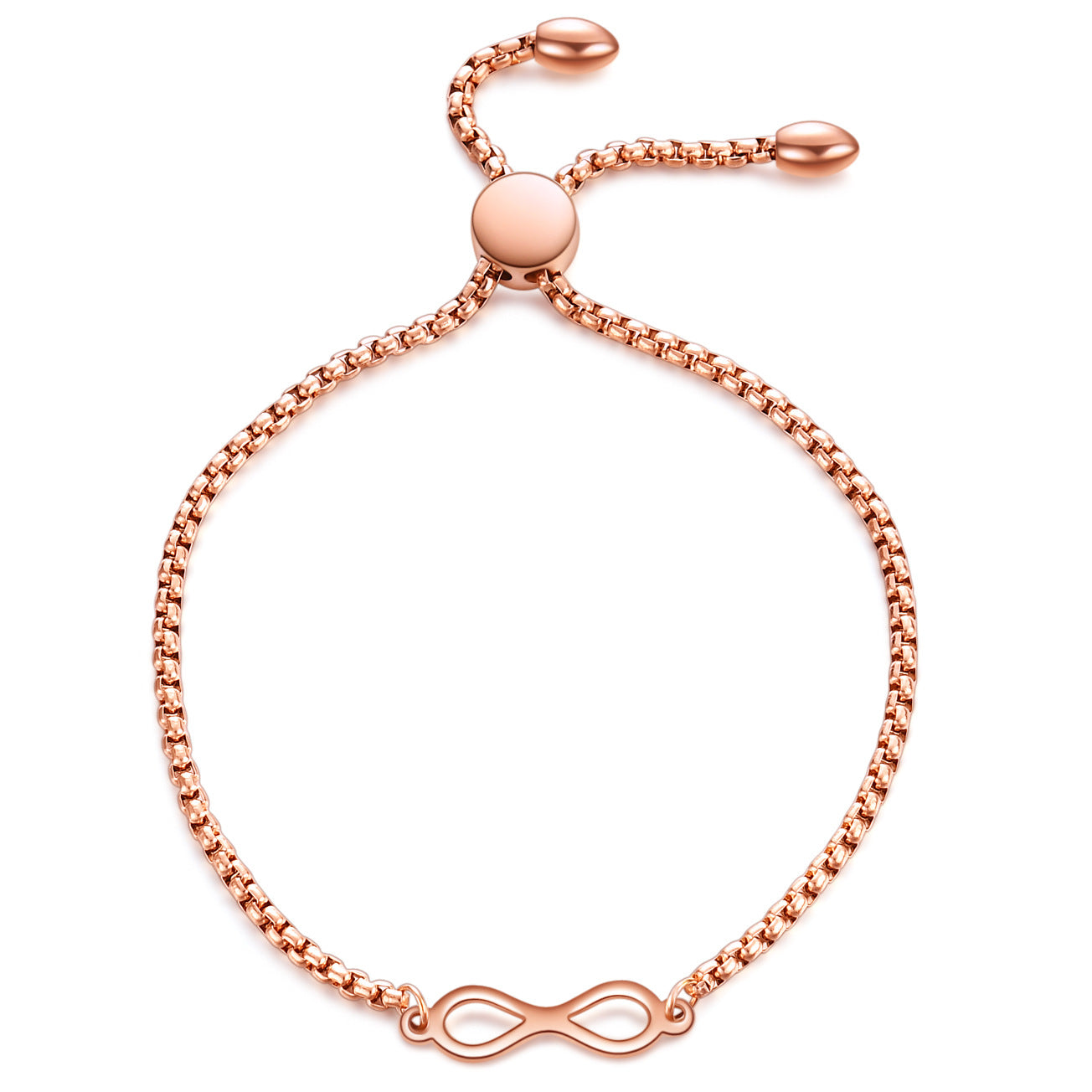 Damen Armband mit infinity-Symbol und verstellbarem Zugverschluss Shop Nory