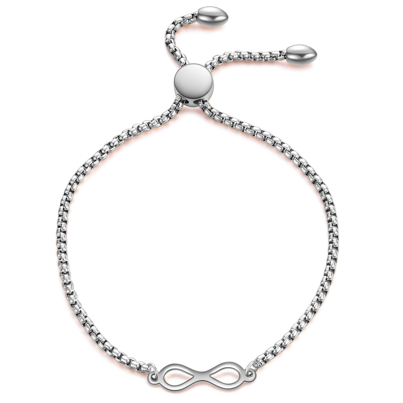 Damen Armband mit infinity-Symbol und verstellbarem Zugverschluss Shop Nory
