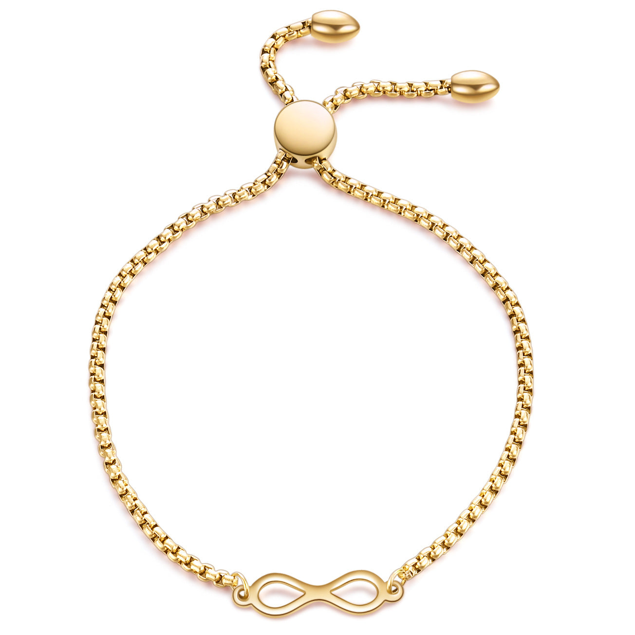 Damen Armband mit infinity-Symbol und verstellbarem Zugverschluss Shop Nory