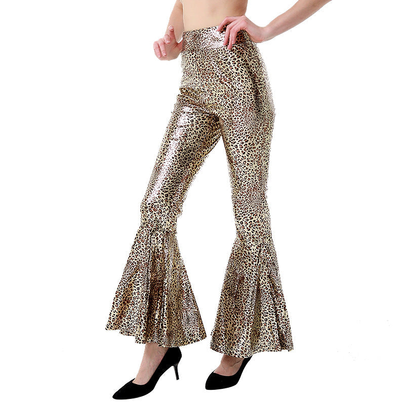 Damen Glamouröse Schlaghose