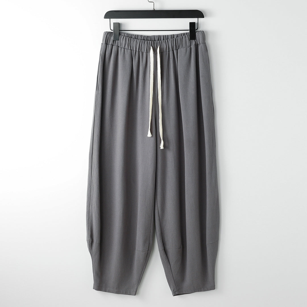 Damen Lässige Harem-Joggerhose mit hohem elastischem Bund und Zugkordel Shop Nory