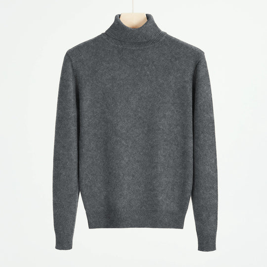 Herren-Strickpullover mit Rollkragen, warm