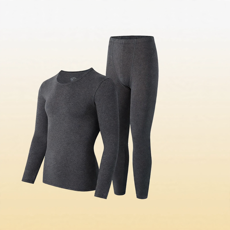 Baumwoll-Thermo-Unterwäsche-Set, elastisch, für Paare