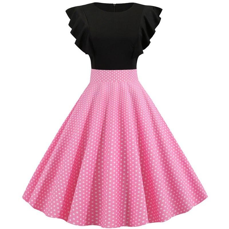 Rockabilly-Kleid Ohne Ärmel