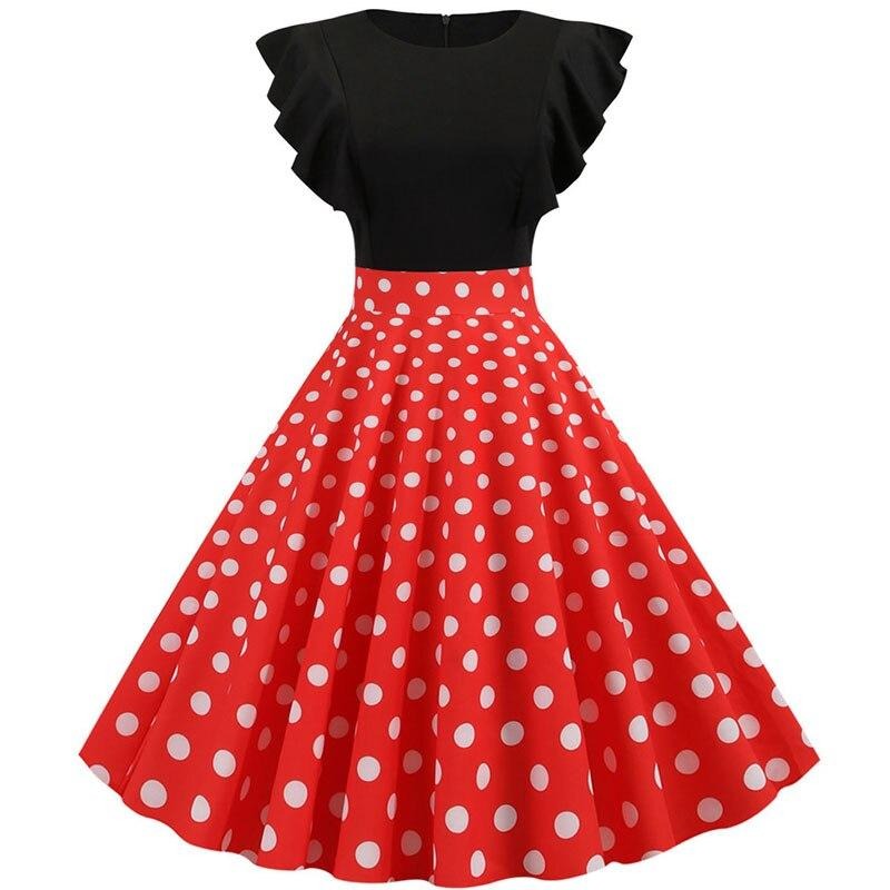 Rockabilly-Kleid Ohne Ärmel