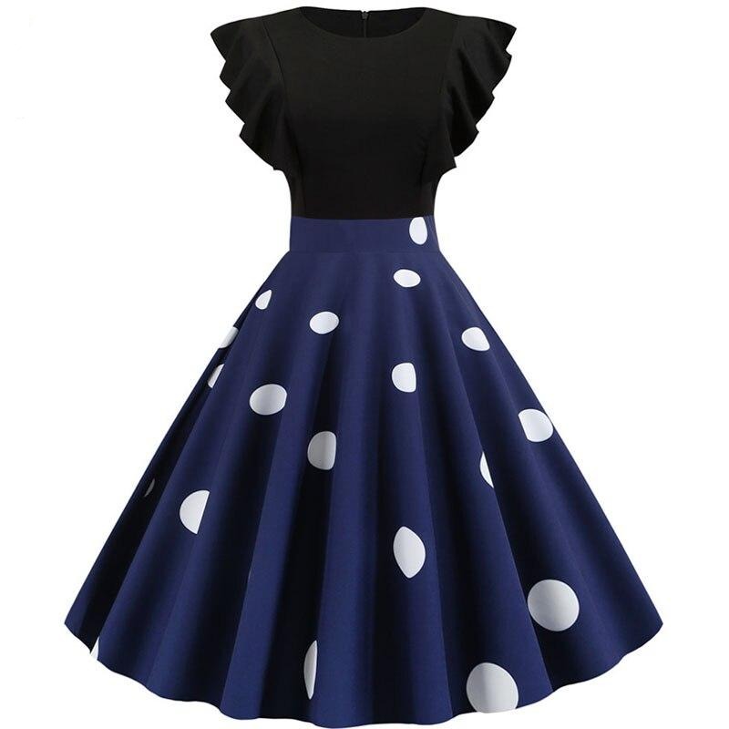 Rockabilly-Kleid Ohne Ärmel