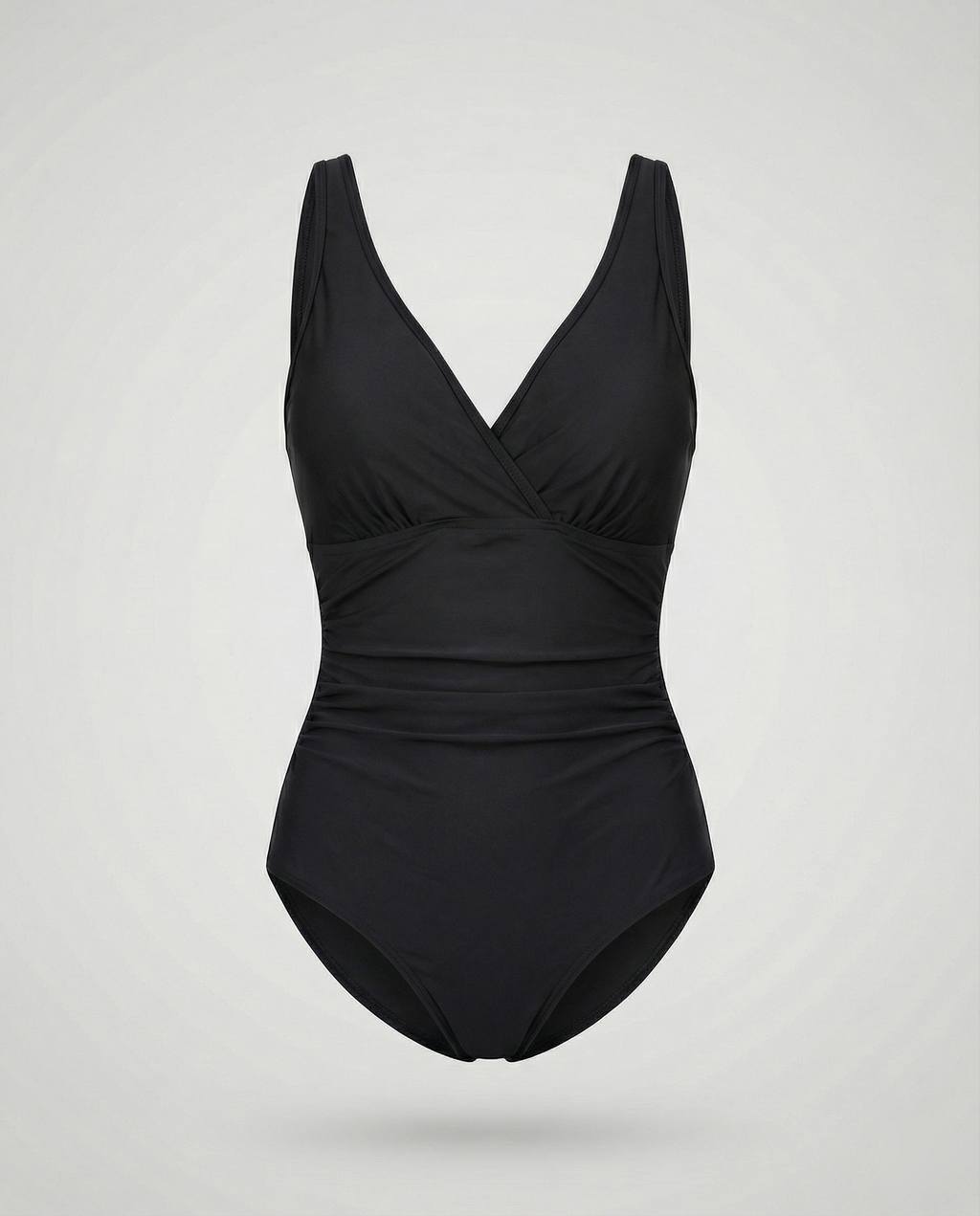 Shopnory | Tricolor-Badeanzug mit Flacher Sohle