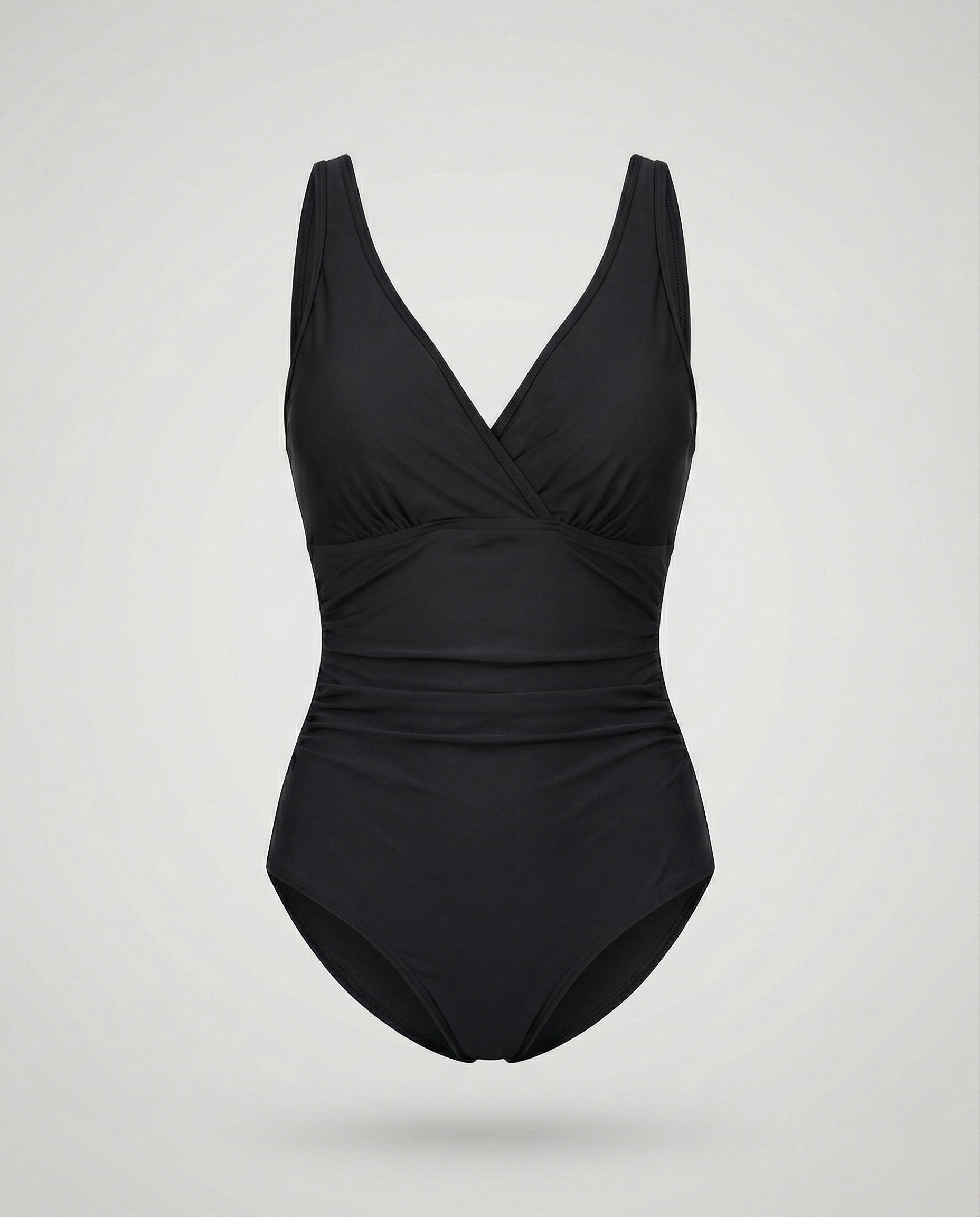 Shopnory | Tricolor-Badeanzug mit Flacher Sohle