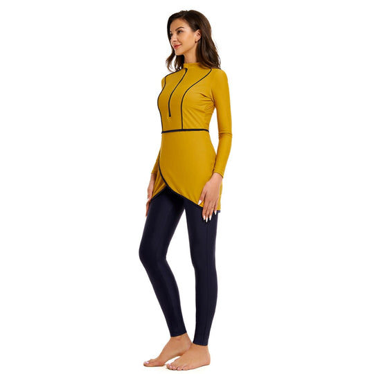 3 Teile Set Halal Bademode Badeanzug Burkini Badeoutfit