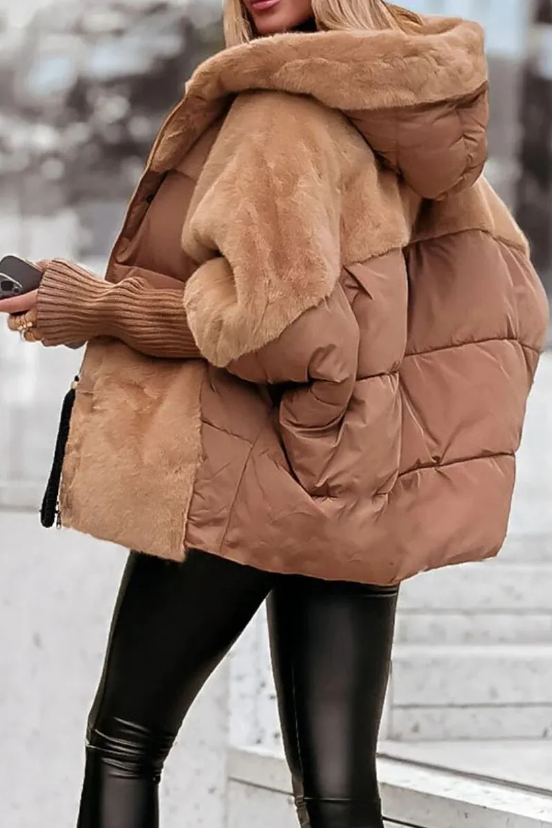 Shop Nory | Luxuriöse Moderne Bomberjacke Mit Kapuze