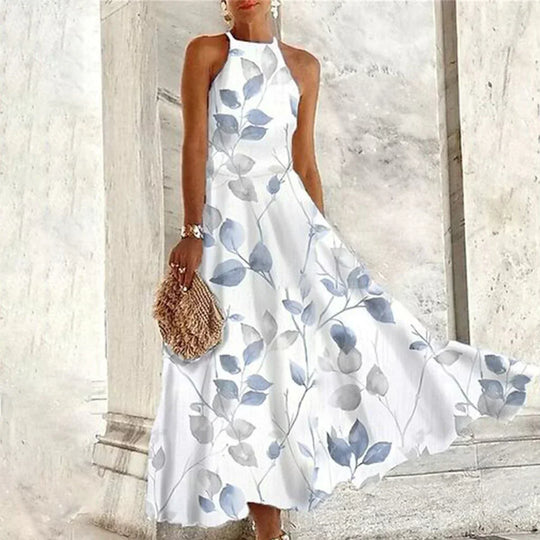 Shopnory | Ärmelloses Maxikleid mit Halter