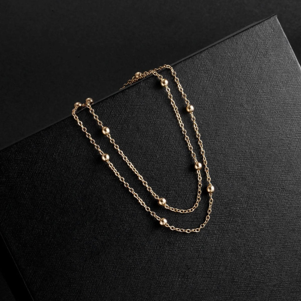 14K Gold Fußketten Wasserdicht | Shop Nory