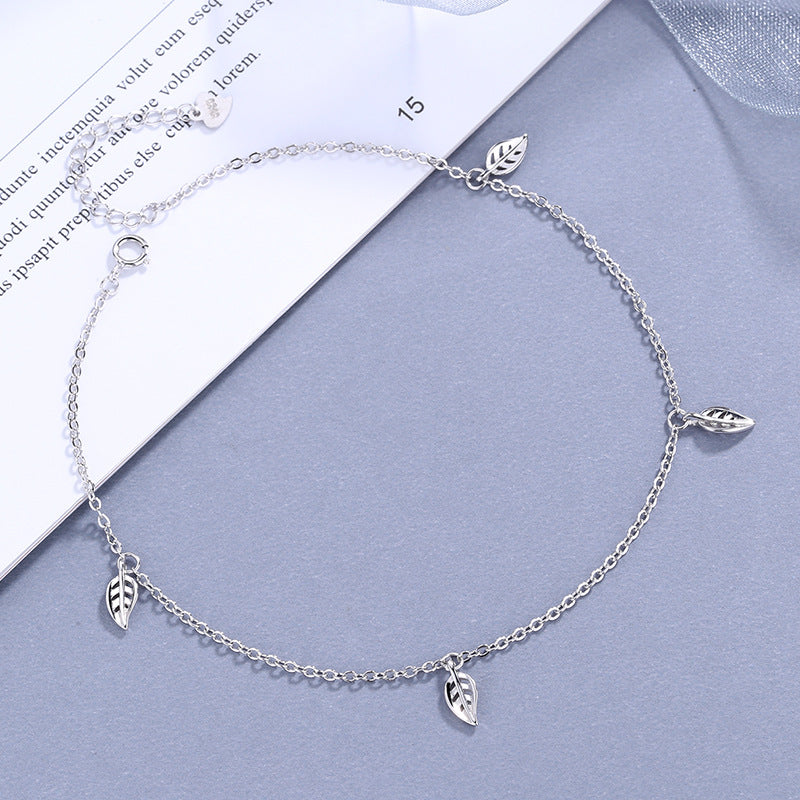 Damen zarte Armband mit Blattdesign Shop Nory