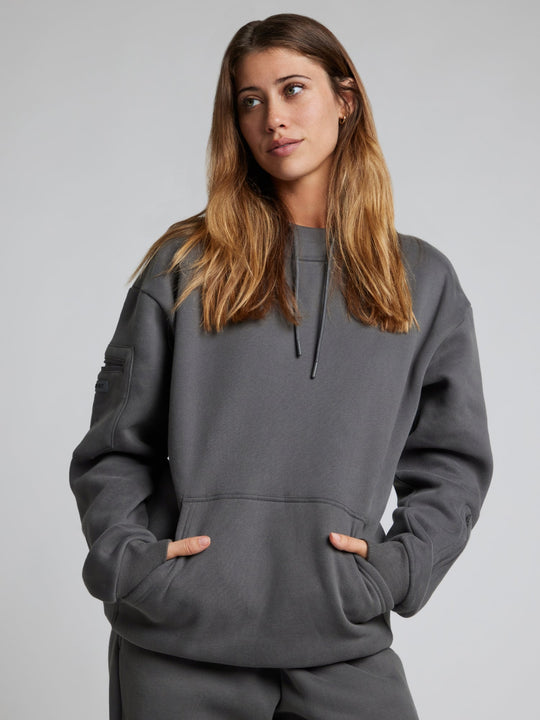 Bequemer Reise-Hoodie mit Flugmodus-Grafik