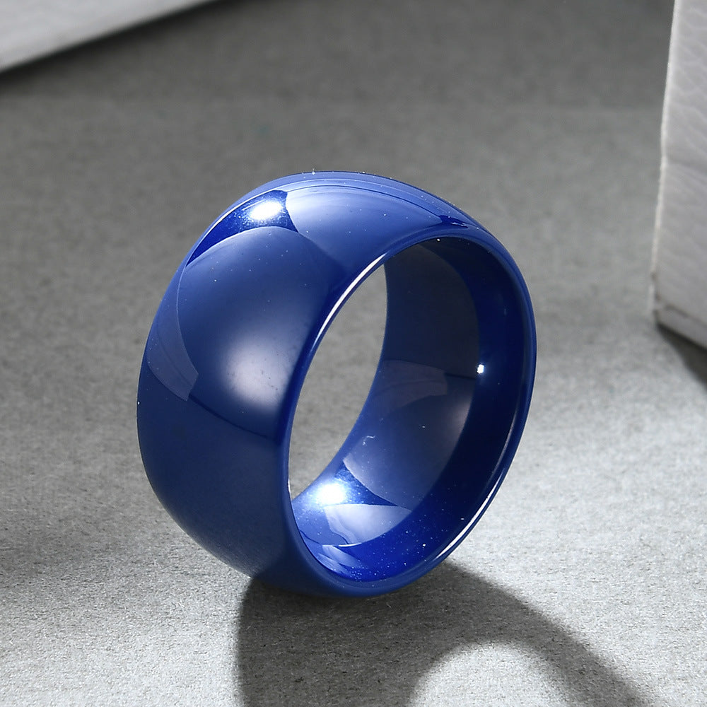 Damen Ring aus hochwertigem, glänzendem Kunststoff Shop Nory
