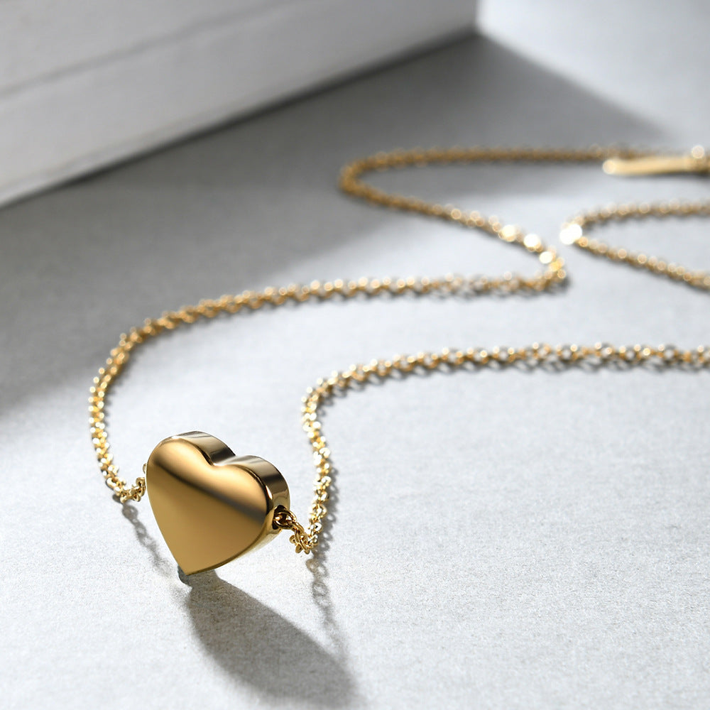 Damen Halskette mit herzförmigem Anhänger aus hochwertigem Edelstahl Shop Nory 1780329593