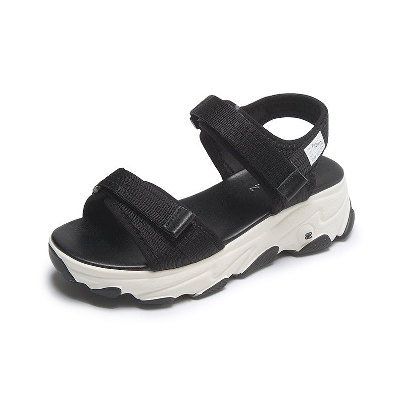 Damen Sportliche Sandalen mit verstellbaren Riemen und dämpfender Sohle
