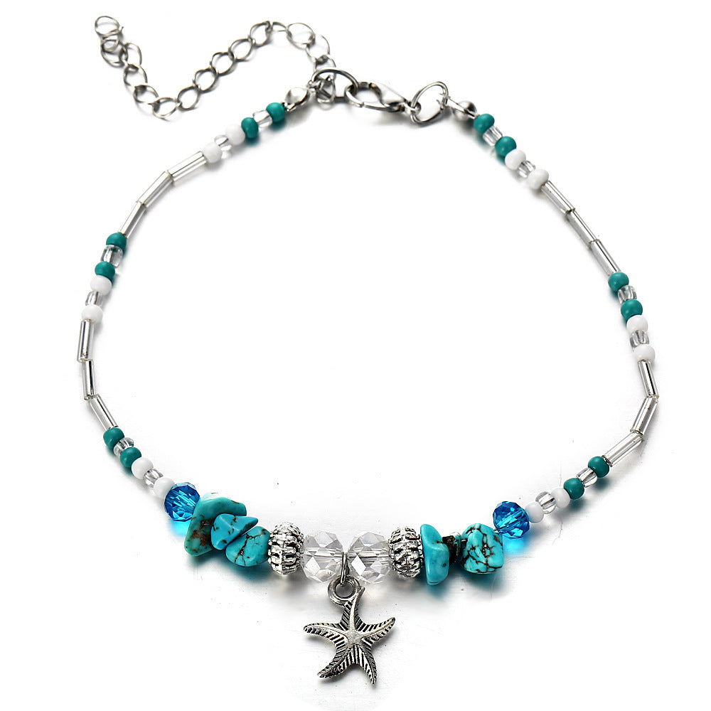 Damen Fußkettchen mit elegantem Delphin-Anhänger Shop Nory