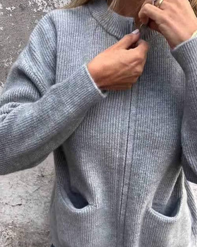 Einfachjacke mit Klassischem Reißverschlussdesign